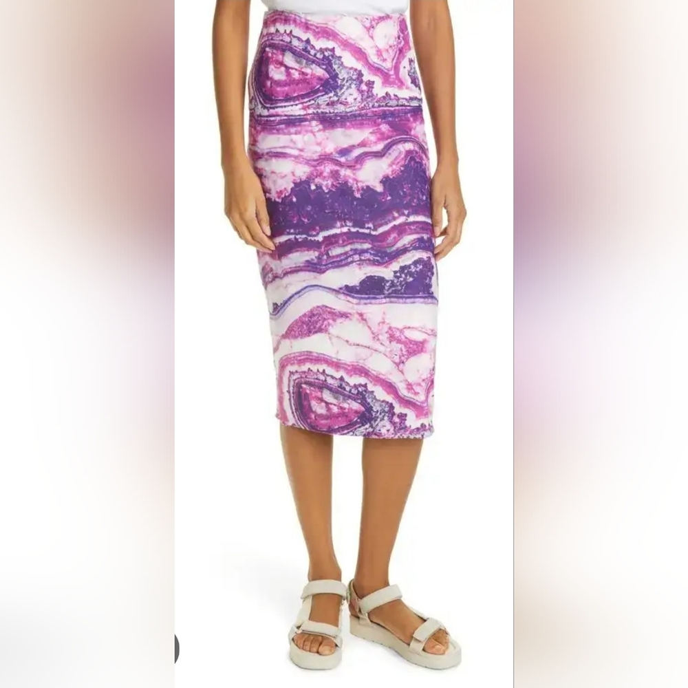 Le Superbe Two Timer Reversible Midi Abstract Pri… - image 2